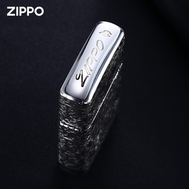 ZIPPO genuine 999 sterling silver Xiangyunlong counter