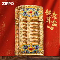 Original version of the authentic zippo lighter Official enamel floral silk such as an abacus mens gift giving elders