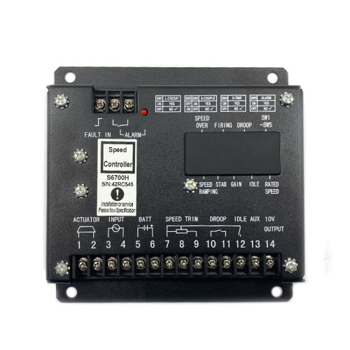康明斯适配柴油机S6700E/S6700H调速板发动机自动油门转速控制器 - 图3