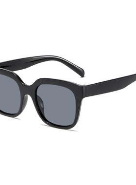 方形嫩粉色墨镜女高级感ins网红