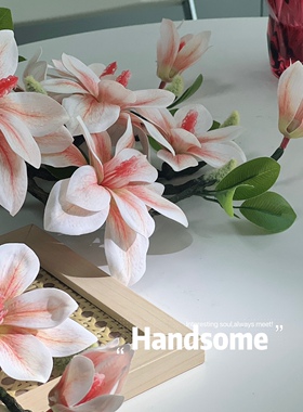 PU手感玉兰花假花仿真花摆设