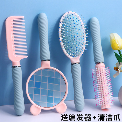 可爱气垫气囊梳女士专用长发家用便携方形梳大号按摩梳学生梳子女 - 图3