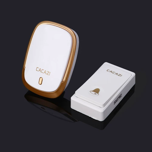 Самоалавная -на бездомных дверных звонков интеллектуальный дистанционный управление водонепроницаемым дверным звонком четырехрегистрации одного пожилого вызова.