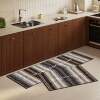 Linen kitchen non-slip, oil-absorbent and wash-free floor mat