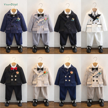 Childrens gown boys suit suit Shuai Inn Wind Mens birthday party Birthday Party West Suit Flower Boy Play Out
