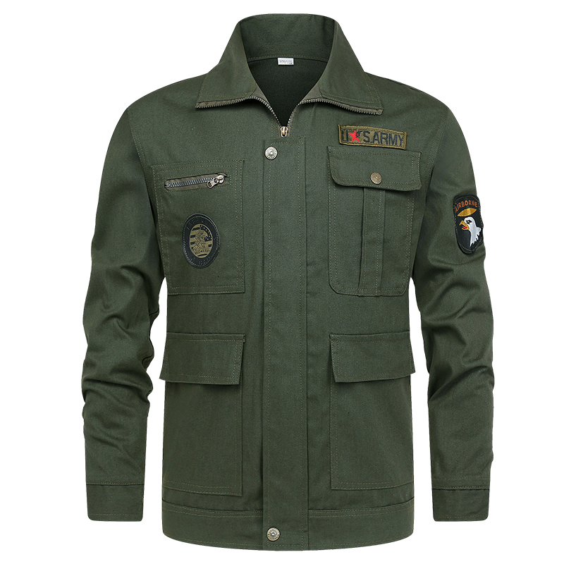 秋季焊工纯棉防烫男士劳动迷彩服 劲门工装制服