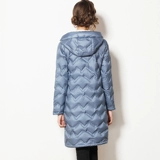 Двусторонний модный длинный удерживающий тепло пуховик, 2021 года, городской стиль, средней длины