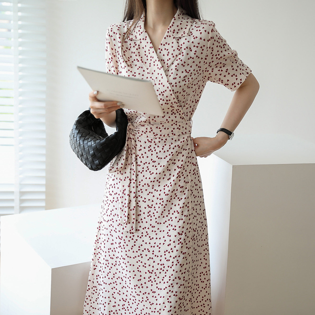 2020夏新款轻熟女仙赫本风连衣裙 嘉茱莉连衣裙