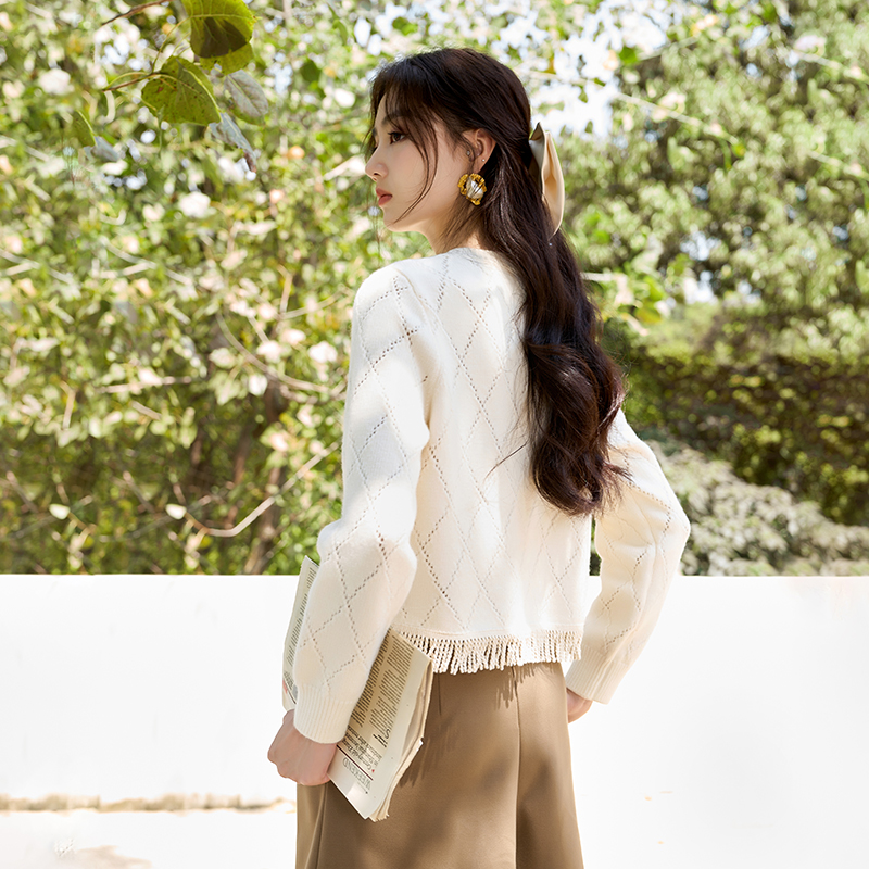 香影针织开衫慵懒风外套