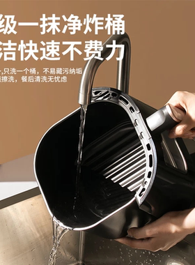 美的空气炸锅家用可视免翻面智能大容量烹饪机一体机烤箱电炸锅