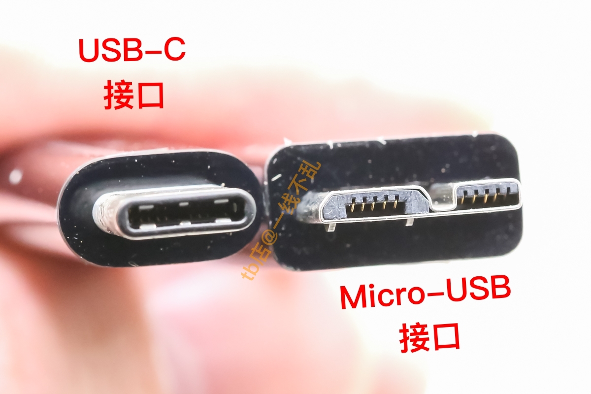 原装TYPE-C转Micro-USB3.1高速硬盘线适用贝尔金MacBook机械硬盘-图3