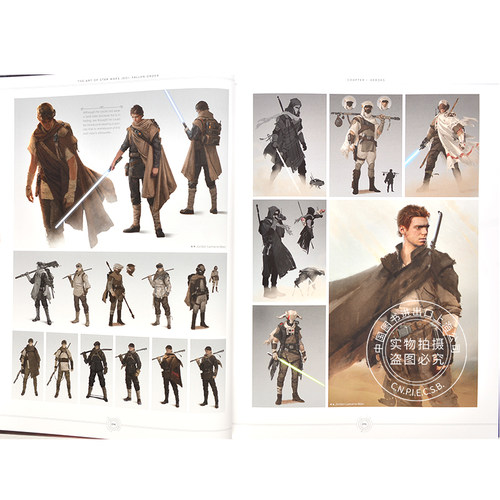 现货 星球大战绝地：陨落的武士团 堕落秩序 游戏艺术画册设定集 英文原版 The Art of Star Wars Jedi:Fallen Order 精装 - 图1