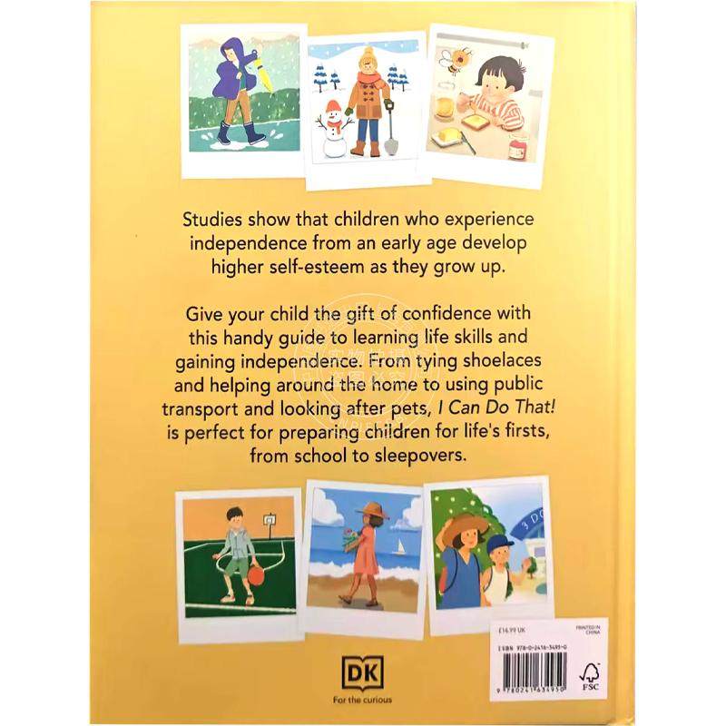 现货 我能行！自立的1000种方法 DK出版社 儿童绘本故事书 英文原版 I Can Do That!: 1000 Ways to Become Independent 5-7岁,淘宝优惠券,粉丝福利购,淘宝优惠卷