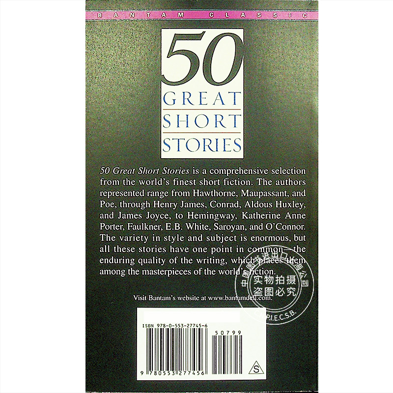 现货 50篇短篇小说故事英文原版 50 Great Short Stories英文原版读物小说书籍可搭word power made easy-图3