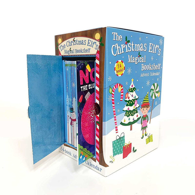 圣诞精灵的魔法书架 英文原版 Christmas Elf's Magical Bookshelf Advent Calendar 儿童绘本故事书 亲子阅读