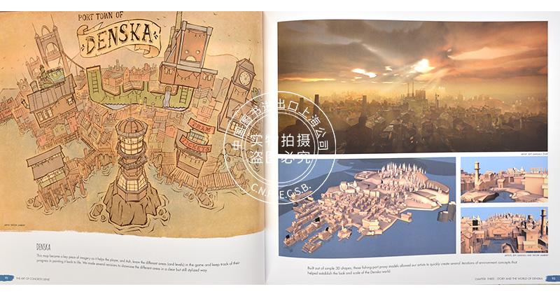 现货 壁中精灵游戏艺术设定集画册 精装 索尼PS4游戏 PixelOpus工作室 英文原版 黑马出版 The Art of Concrete Genie
