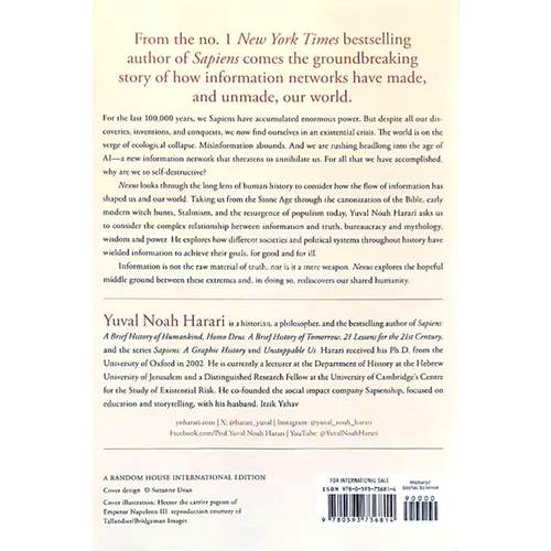 现货 智人之上 Nexus 从石器时代到AI时代的信息网络简史 平装 尤瓦尔·赫拉利新书 人类简史未来简史今日简史作者 英文原版 - 图1