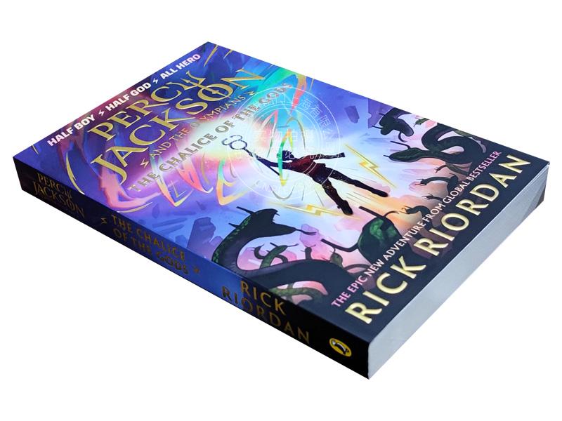 现货 波西杰克逊与奥林匹亚诸神：诸神的圣杯 奇幻故事 英文原版 Percy Jackson and the Olympians:The Chalice of the Gods 9-12 - 图0