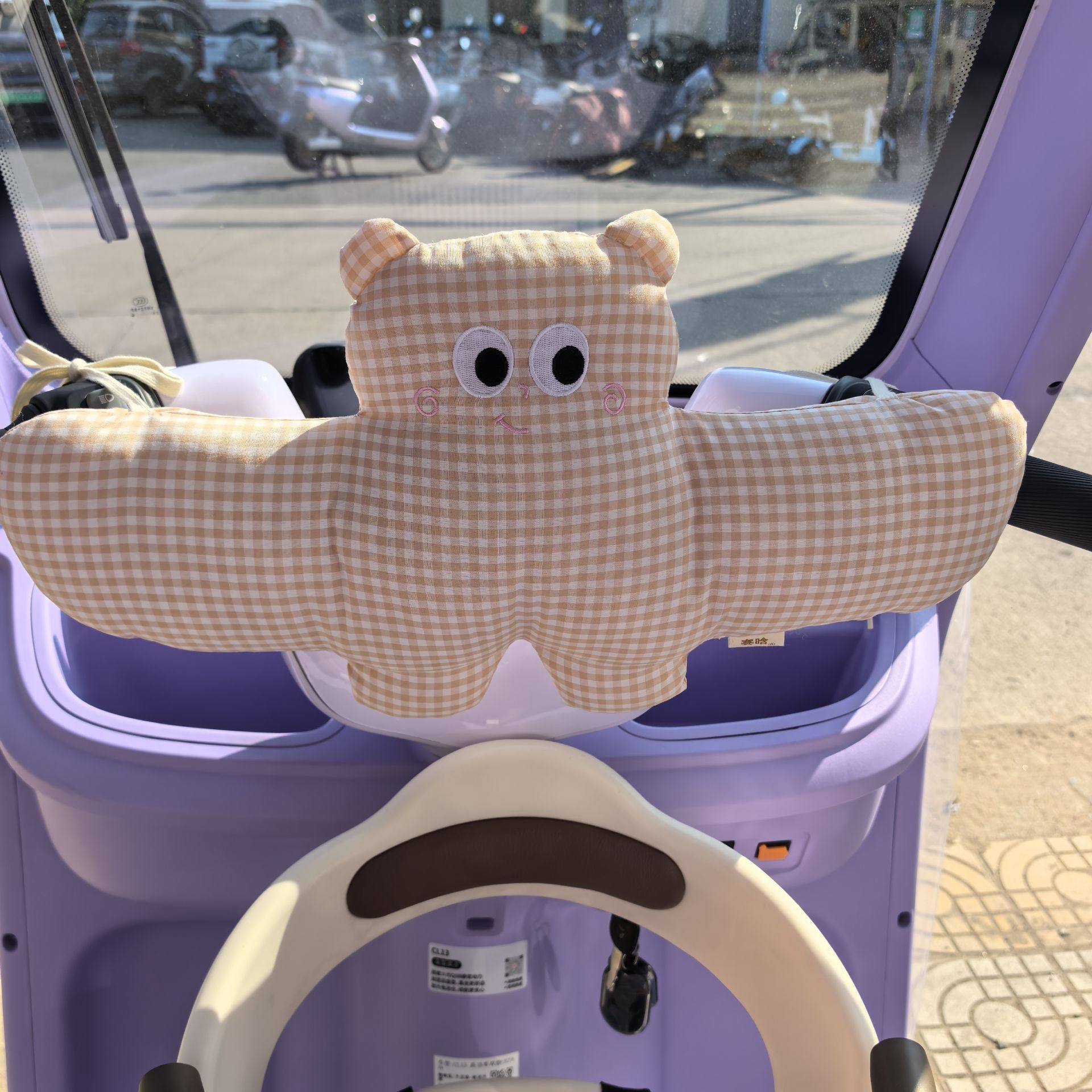 电动车防撞头保护垫婴儿座椅前置保护宝宝儿童加厚电瓶车防撞软包,淘宝优惠券,粉丝福利购,淘宝优惠卷