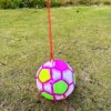 Internet celebrity chain rainbow ball bouncy ball street stall wholesale