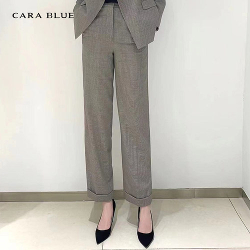 cara blue 喀啦 女裤 通勤百搭气质修身KB223MWP0001 - 图3