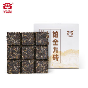 大益普洱茶生茶 铂金方砖60g小巧便携砖茶云南勐海茶厂1901批次