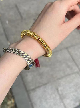 雍法物流通处盘缠手串钱串子腰缠万贯手链男女国风首饰送生日礼物