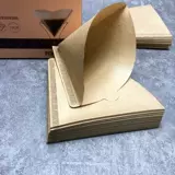 V60 кофе капает бумага V -образная капельница без отбеливания оригинальной деревянной плазменной фильтровальной бумаги рука кофейная фильтровая бумага