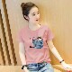 Shipping insurance breathable pure cotton ເສື້ອຍືດແຂນສັ້ນບາງໆສໍາລັບແມ່ຍິງ
