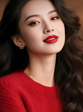 独特漂亮玫瑰银针耳钉轻奢高级感气质2026新款爆款耳饰女