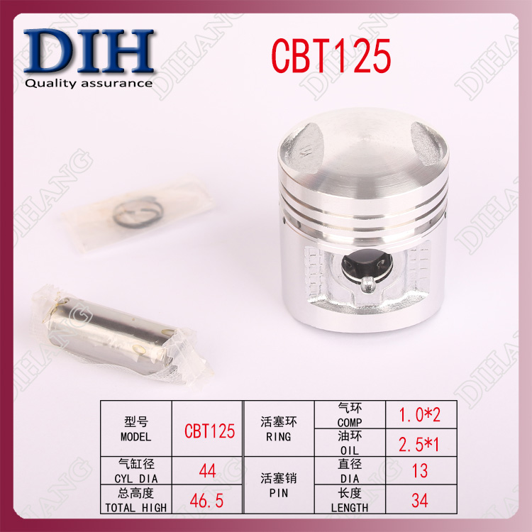 大地鹰王双缸CBT125/150 CA/CM250活塞环加大0.25 0.50mm - 图0