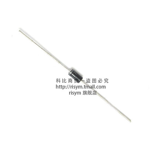 Risym 肖特基二极管1N5817 IN5817 1A 20V 直插封装DO-41 50只 - 图0