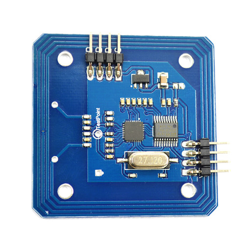 RFID读卡模块RC522串口读写器13.56mhz ic卡射频模块开发板 - 图0