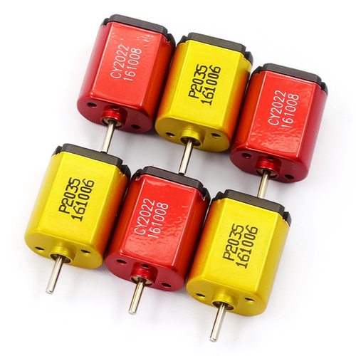 彩色030碳刷马达 DC2.4V 3.2V 3.7V 高速竞赛玩具微型直流电机 - 图0