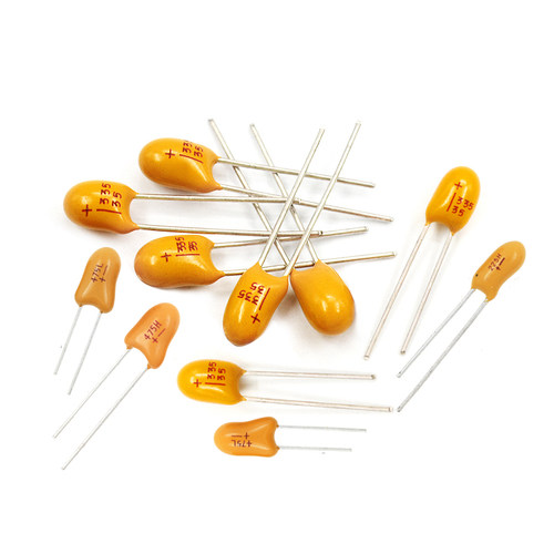 直插钽电容16v/25V/35V/50V 10UF/22/33/47/100UF 106/474k胆电容 - 图0