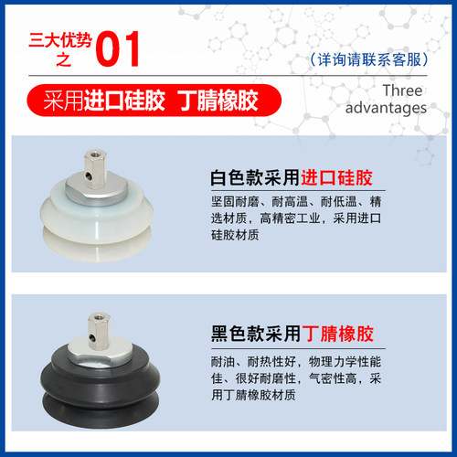 AFS重载真空吸盘侧进气ZPX32/40/50/63/80/100/125HBN-B01-B10/12 - 图1