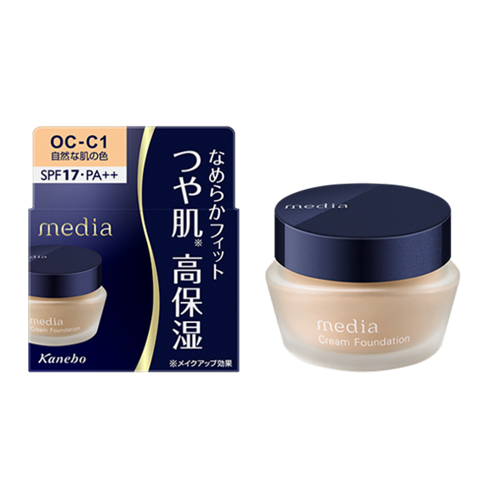 日本专柜Media媚点矿物保湿遮瑕粉底霜轻薄隐形毛孔粉底液25g - 图3