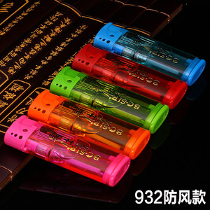 批发B.C.SIR宾仕932塑料透明防风打火机支持定制品牌火机质量特好