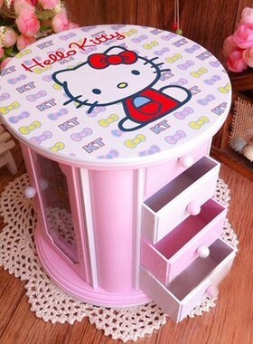 小女孩kitty凯蒂猫儿童饰品盒