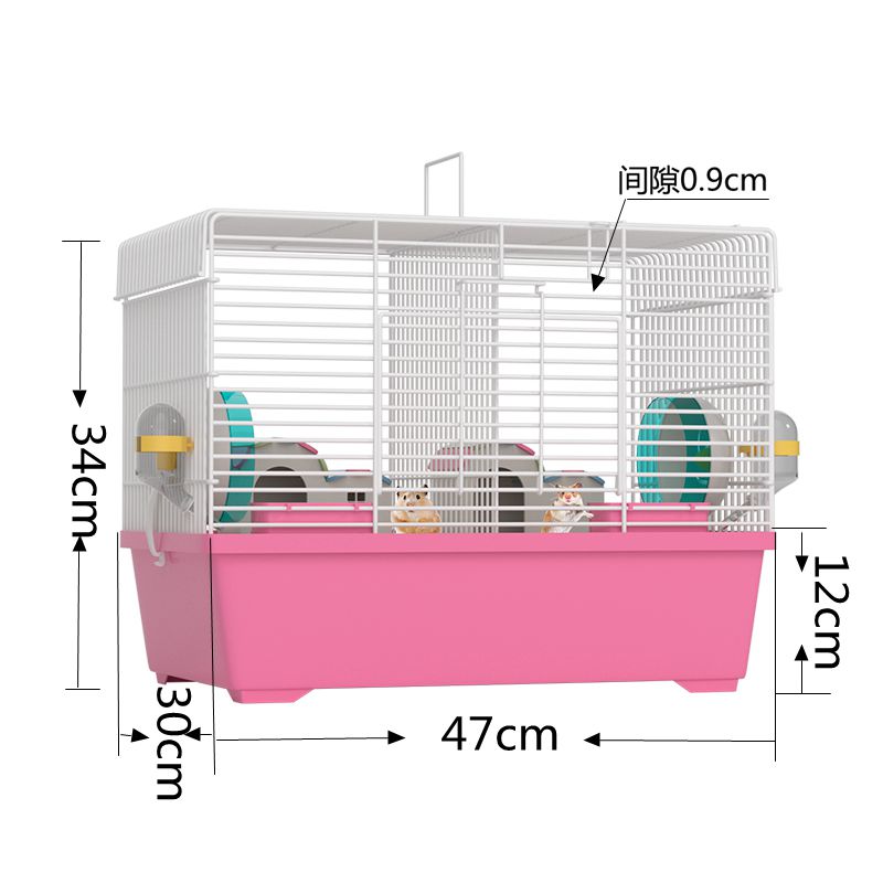 12厘米加高托盘47基础笼子豚芦丁鸡花枝金丝熊仓鼠四季家用宠物笼 - 图2