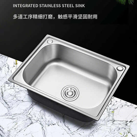 Ouqi 304 stainless steel Guangdong vegetable sink with bracket
