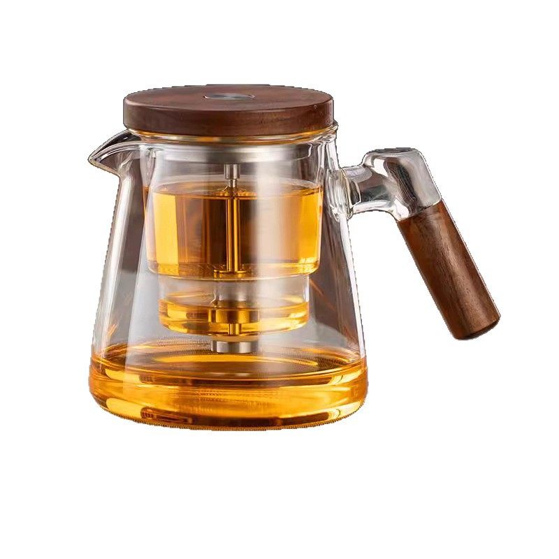 飘逸杯泡茶壶家用一键茶水分离按压式2026新款全玻璃内胆泡茶杯,淘宝优惠券,粉丝福利购,淘宝优惠卷