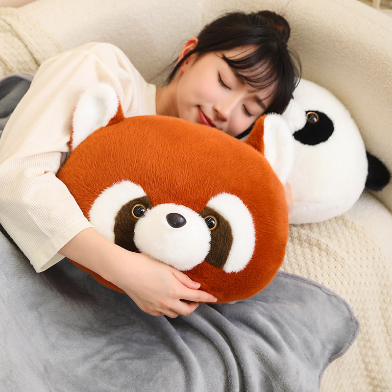 浣熊变身熊猫抱枕被子两用办公室披毛毯子客厅沙发肩午睡靠垫靠枕,淘宝优惠券,粉丝福利购,淘宝优惠卷
