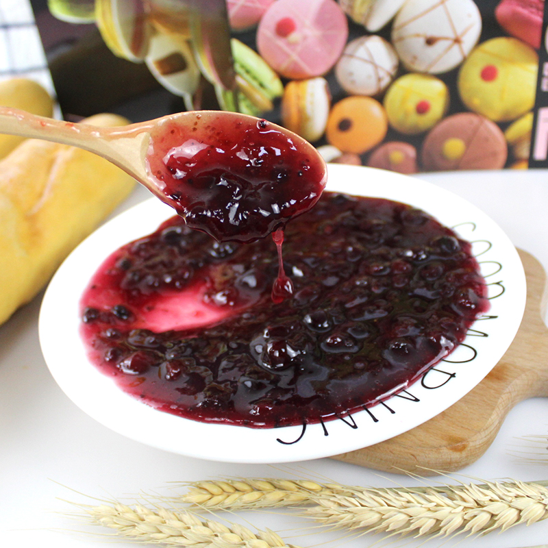 安德鲁森林莓颗粒果酱1kg果酱果粒烘焙酱泥蛋糕淋面饮料自制调整 - 图0
