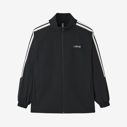 Adidas/阿迪达斯正品新款女士运动保暖经典拉链跑步外套KQ5370 - 图0