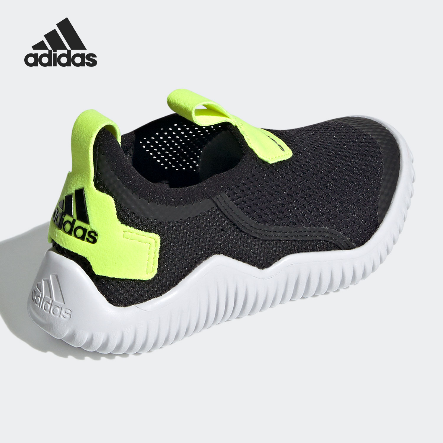 Adidas/阿迪达斯官方正品大童轻便透气舒适缓震运动休闲鞋 FZ3957-图2