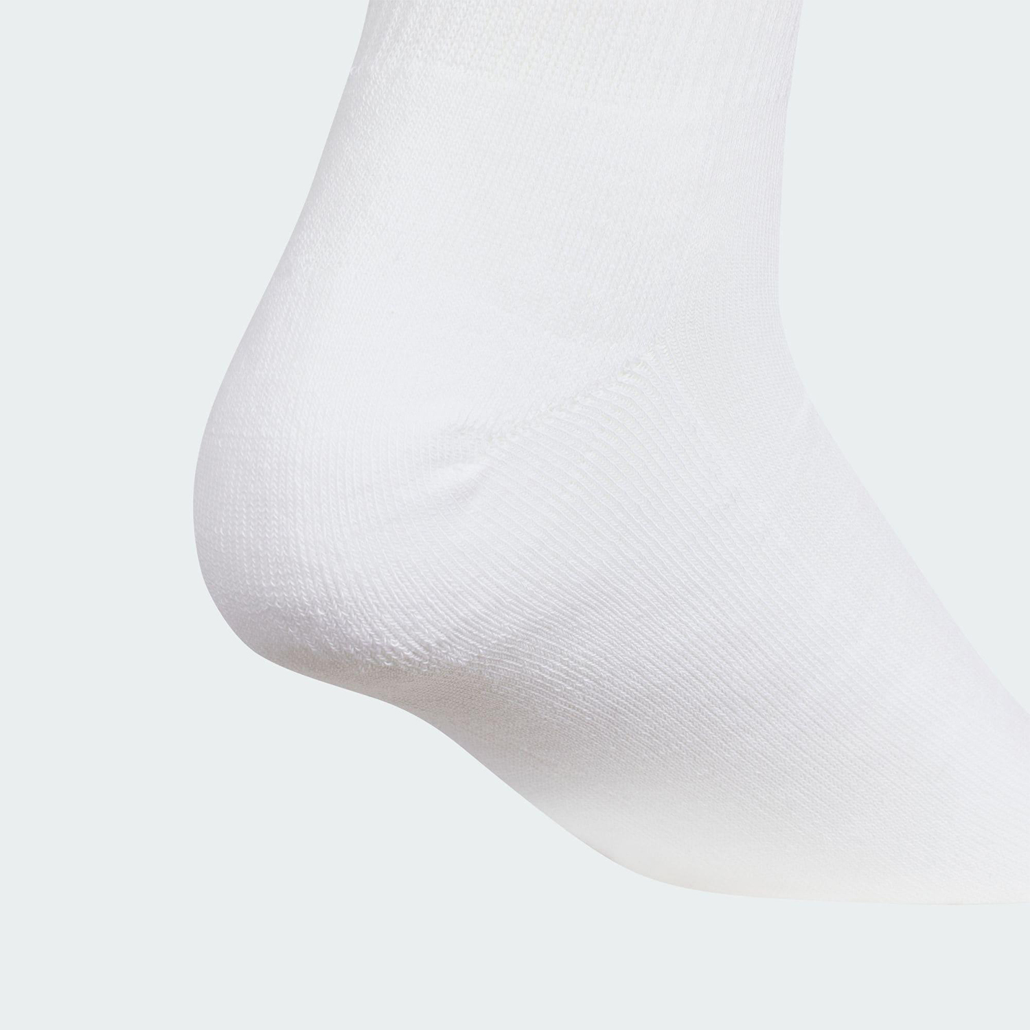 Adidas/阿迪达斯正品3-STRIPES CREW 女士经典运动袜一双装JM0222 - 图1