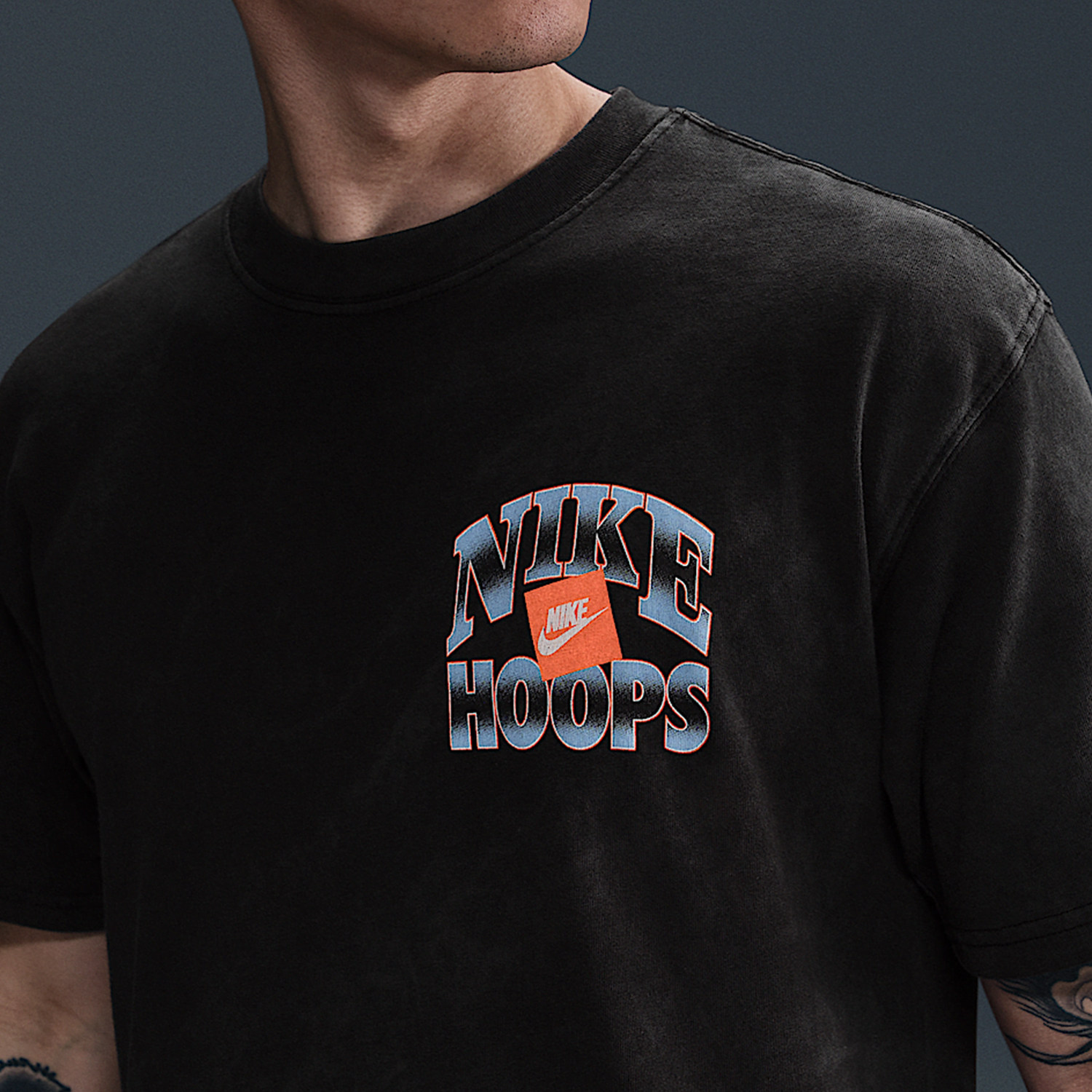 Nike/耐克官方正品夏季款男士宽松透气图案印花短袖HJ3437-010,淘宝优惠券,粉丝福利购,淘宝优惠卷