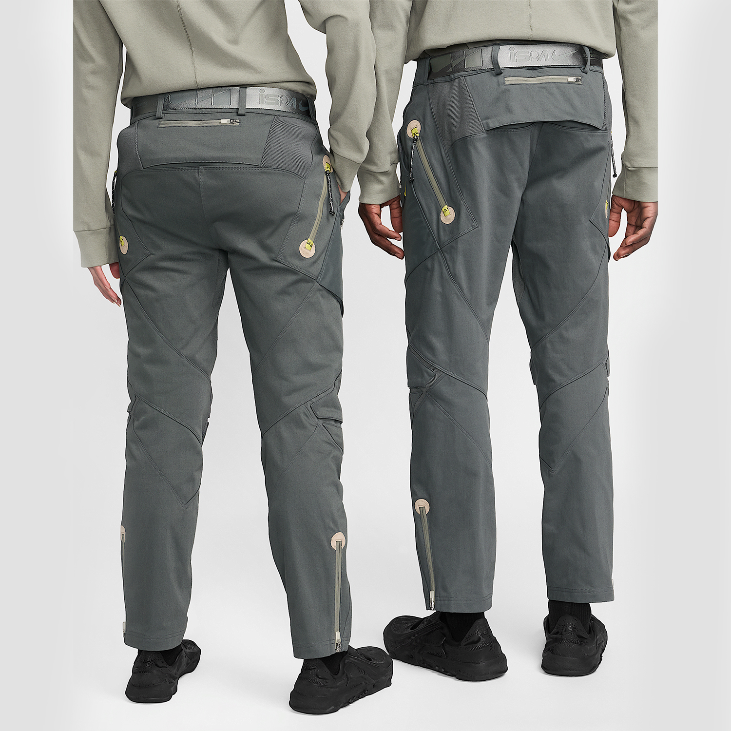 Nike/耐克正品 ISPA 男女时尚简约直筒运动长裤FJ7372-068 - 图0