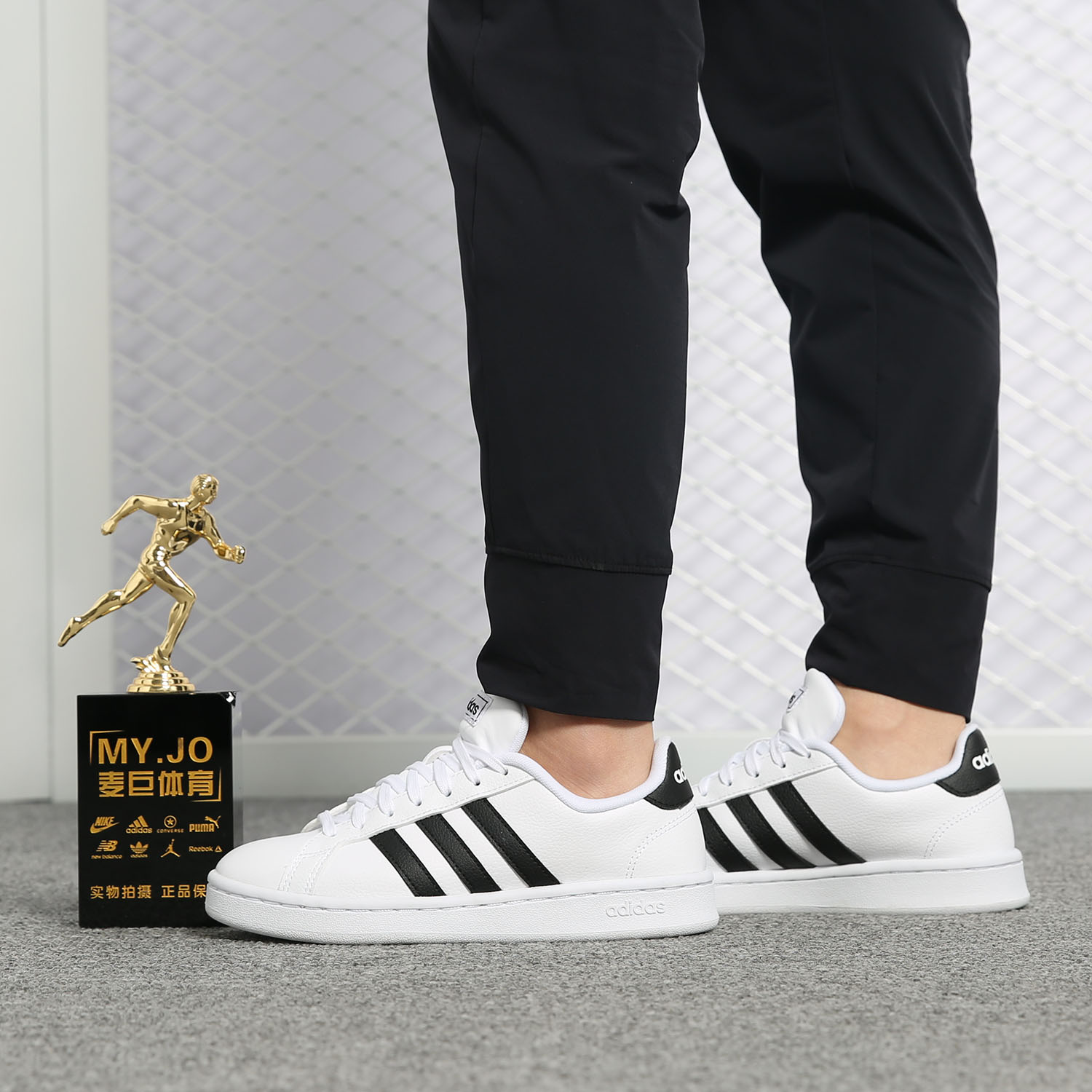 Adidas/阿迪达斯正品2019新款GRAND COURTCOURT 女子休闲鞋F36483 - 图0